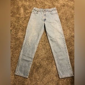 Vintage Y2K Levis 540 Jeans Men's 33x33 Relaxed Fit Straight Leg Brown Tab READ!